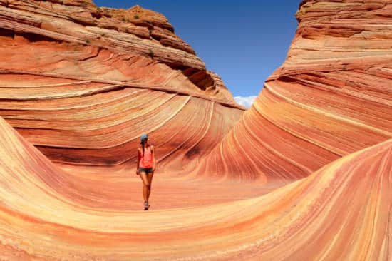 The Wave (La Ola) en Coyote Buttes, atracción natural de Las Vegas