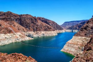 Scenic View Of Lake Mead On Tour