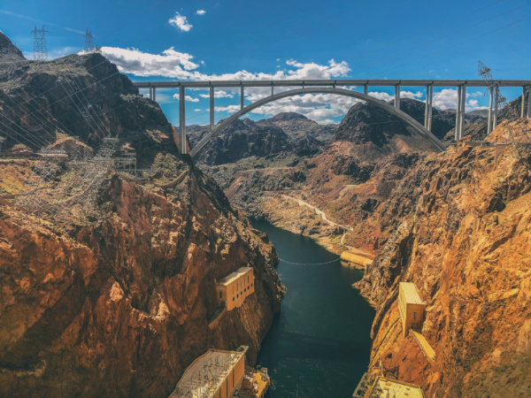 View of Memorial Bridge On Hoover Dam Tour