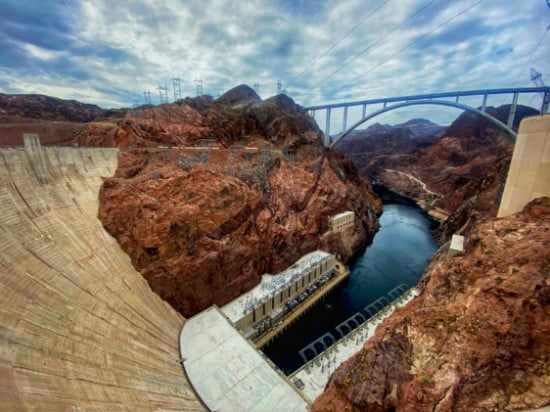 Hoover Dam view from above