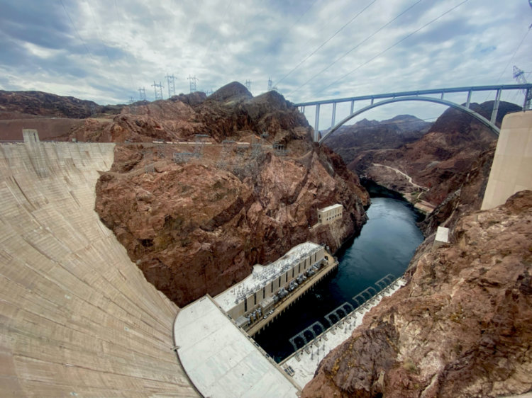 Walking Across The Hoover Dam