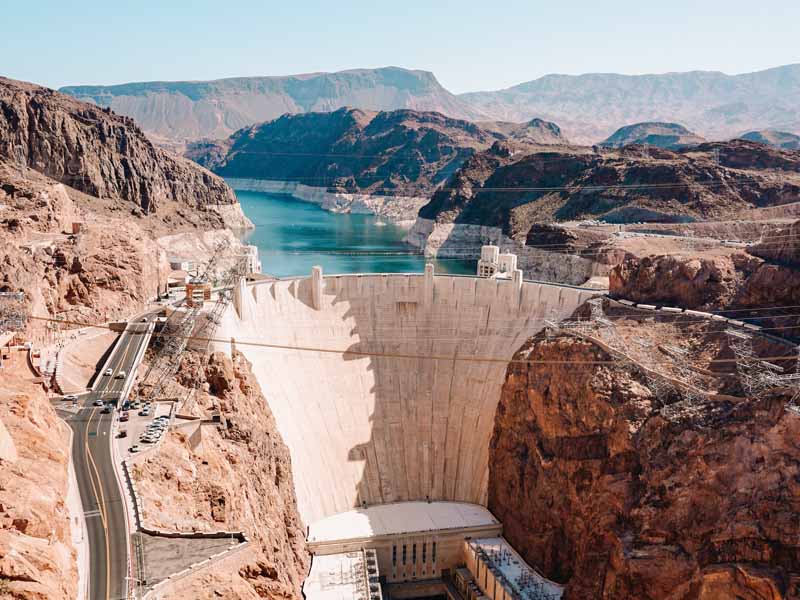 View of Hoover Dam