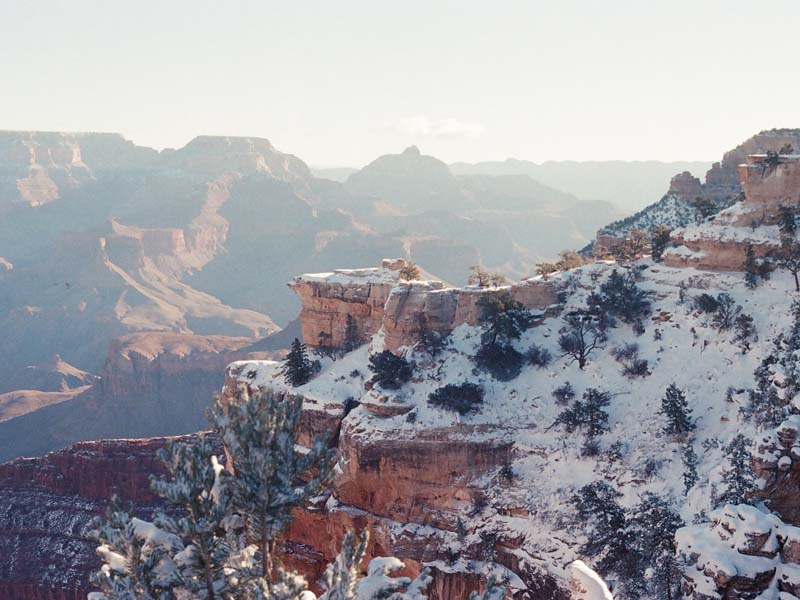 Snow at Grand Canyon