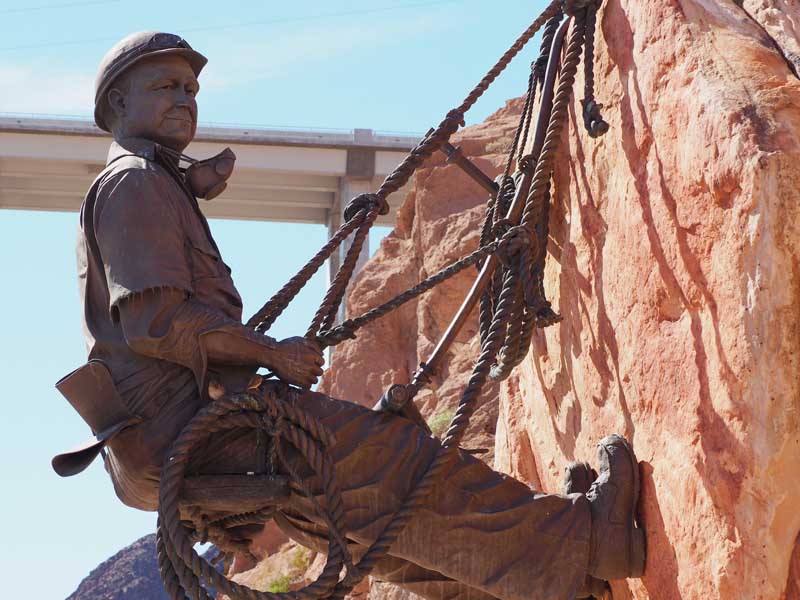 Statue at Hoover Dam