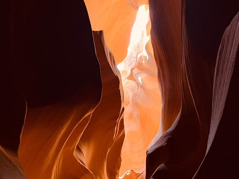 View of Upper Antelope Canyon