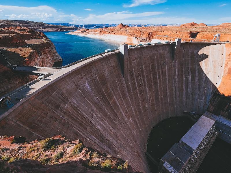 View of Glen Canyon Dam