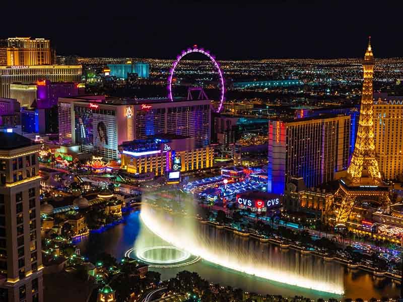 View of Las Vegas Strip