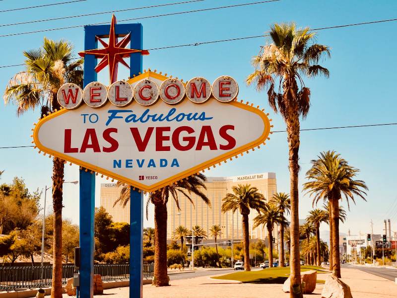 View of Welcome to Las Vegas Sign
