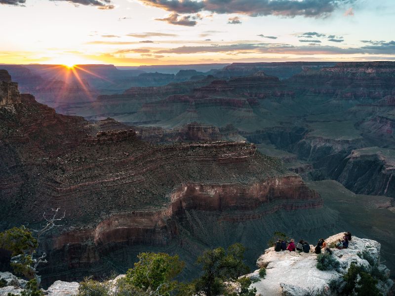 View of Yavapai Point at Grand Canyon