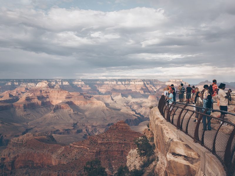 People at the Grand Canyon