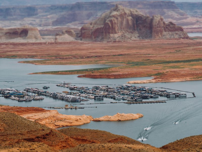 View of Lake Powell from Wahweap Overlook