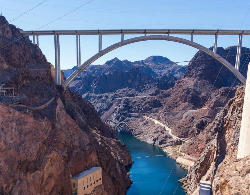 View of Memorial Bridge On Hoover Dam Tour