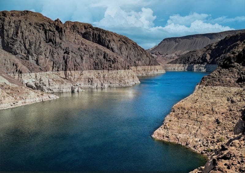 Scenic View Of Lake Mead On Tour