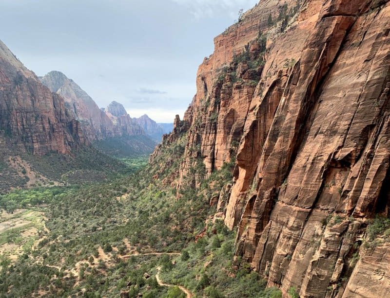 zion national park valley view