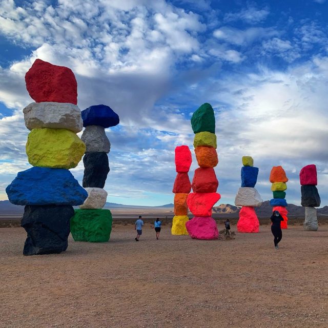 We visit Seven Magic Mountains early in the morning on our tours, which is great for beating the crowds and the heat! 

See it on our Grand Canyon West, Hoover Dam, Seven Magic Mountains Tour. 
.
.
.
.
.#sevenmagicmountains #sevenmagicmountains💜💛💚💙❤️ #maxtourvegas #七魔山